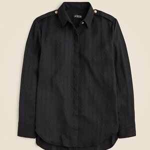J.Crew Drapey jacquard print shirt